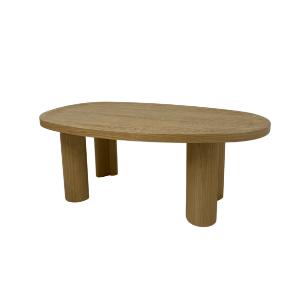 Kavos staliukas „BOLD B“ su ąžuolo faneruote dengtu stalviršiu (tik staliukas)