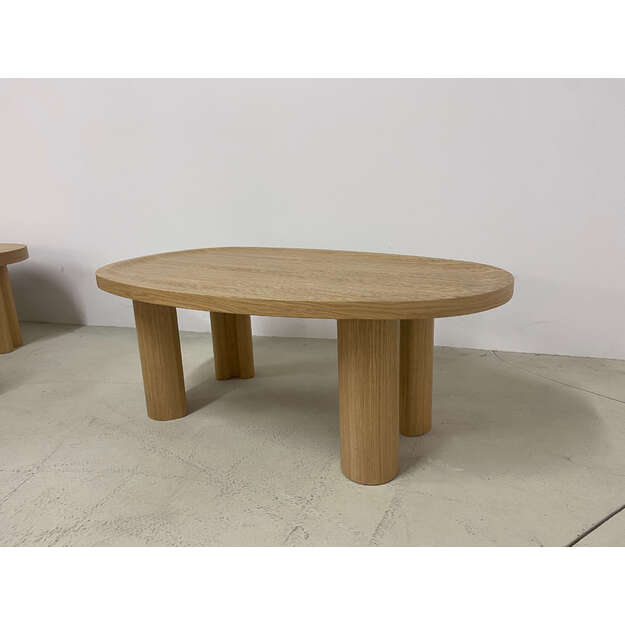 Kavos staliukas „BOLD B“ su ąžuolo faneruote dengtu stalviršiu (tik staliukas) 2