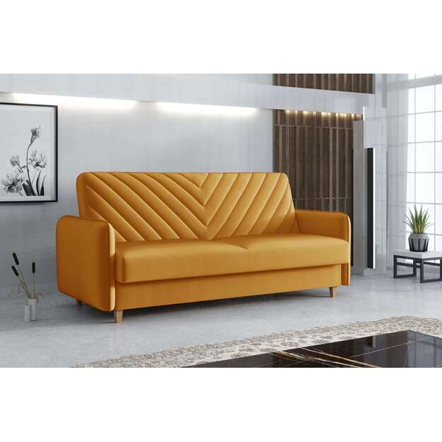 Sofa-lova MODENA – miego funkcija, patalynės dėžė, 214 cm plotis 5