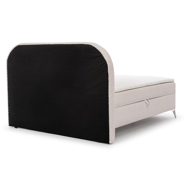 Dvigulė lova Ornes – su patalynės dėžėmis, aukštomis kojelėmis ir apvalintu galvūgaliu 5