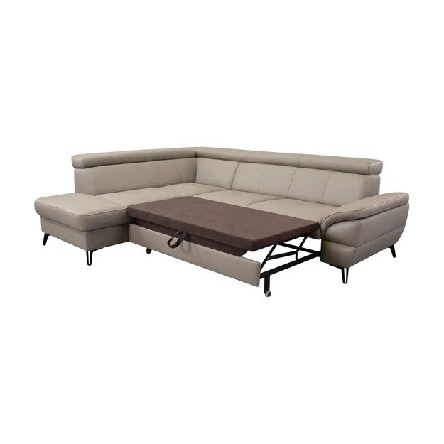 Minkštas kampas KMLimon – su miego funkcija, patalynės dėže ir elegantišku dizainu 4