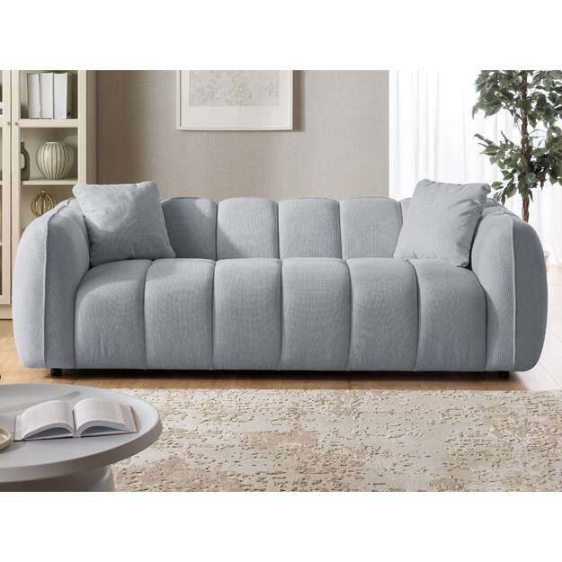 Trivietė sofa Lanzo – išraiškingas siluetas ir vertikalus dygsniavimas 4