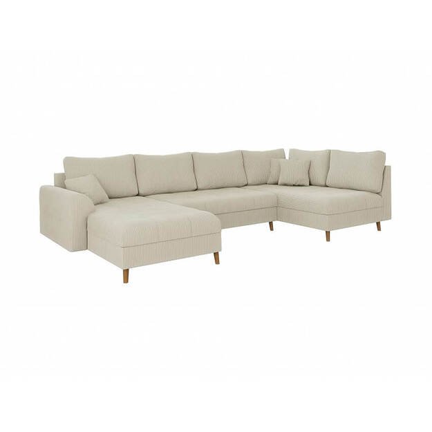 Kampinė sofa Ariella U formos  – elegancija, komfortas ir skandinaviškas stilius