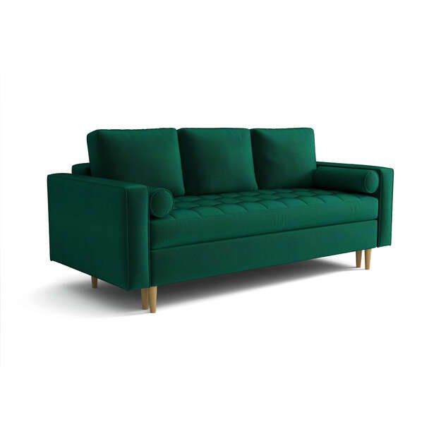 Sofa-lova MONZA – miego funkcija, be patalynės dėžės, 225 cm plotis