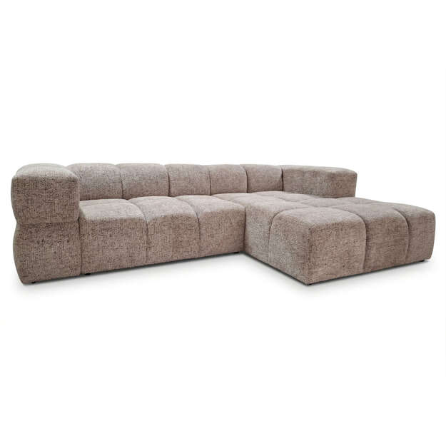 Minkštas kampas RUBI – PUMA miego funkcija, 288 cm plotis