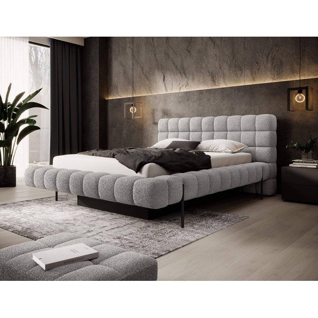 Dvigulė lova Magentta – su patalynės dėže ir metaliniu pakėlimo rėmu
