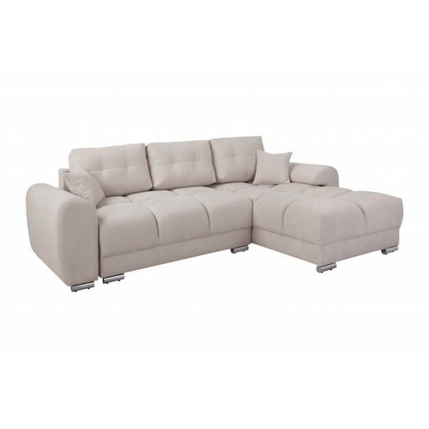 Kampinė sofa-lova Azzuro Bis – funkcionalumas ir elegancija viename