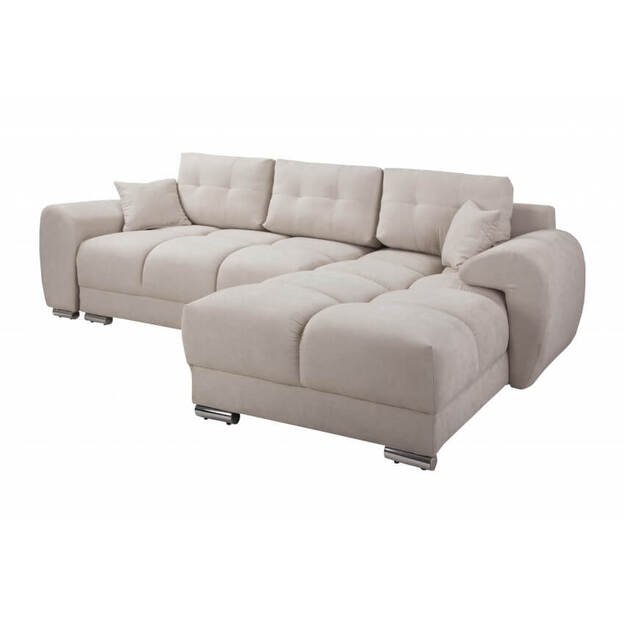 Kampinė sofa-lova Azzuro Bis – funkcionalumas ir elegancija viename