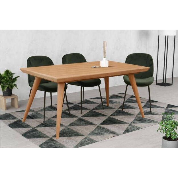 Išskleidžiamas valgomojo stalas – ąžuolo faneruotė, sinchroninė sistema ( tik stalas ) 3