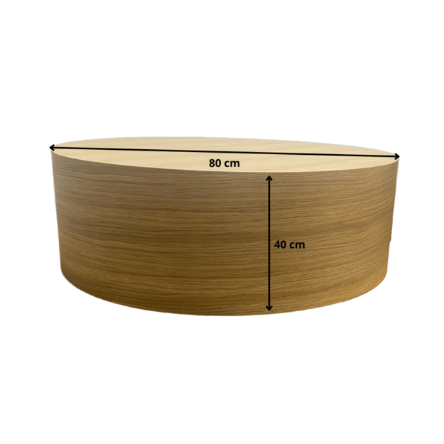 Kavos staliukas „POLI“ su ąžuolo faneruote dengtu stalviršiu (tik staliukas) 1