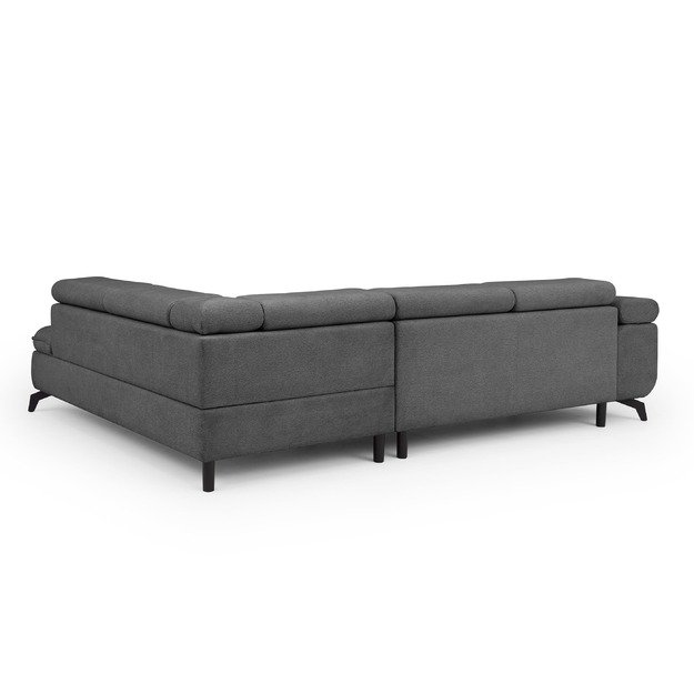 Kampinė sofa Marbeya – su miego funkcija, patalynės dėže ir reguliuojamais galvos atlošais 2