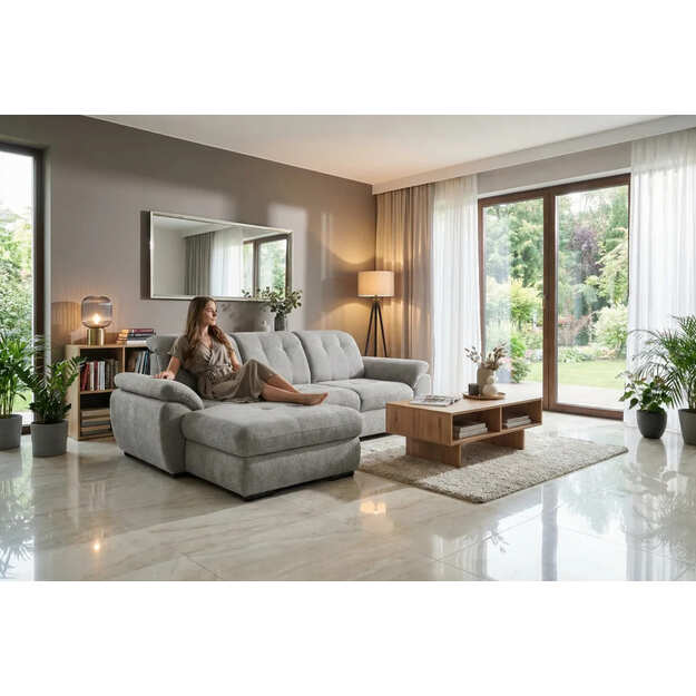 Minkštas kampas KMBelisa – su miego funkcija, patalynės dėže ir elegantiško dizaino 13