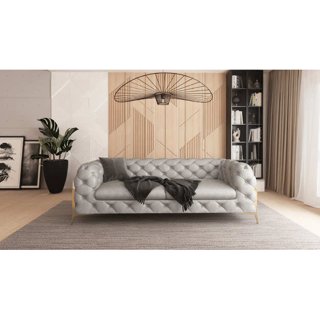 2,5 vietos sofa Chelsea Bis - platesnė sėdimoji dalis, aukštos kojelės, banguotos spyruoklės 1
