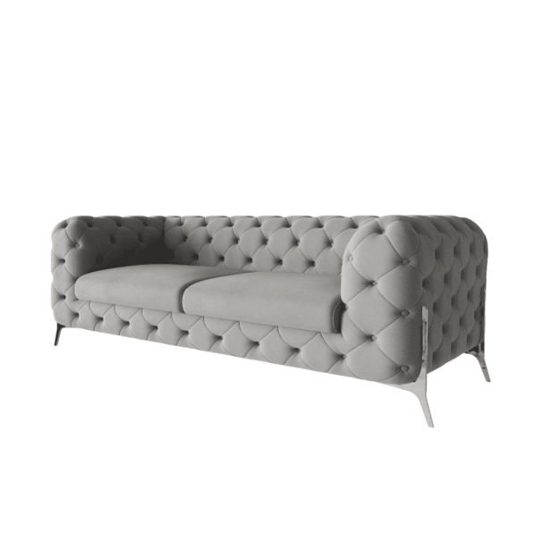 2,5 vietos sofa Chelsea Bis - platesnė sėdimoji dalis, aukštos kojelės, banguotos spyruoklės 6