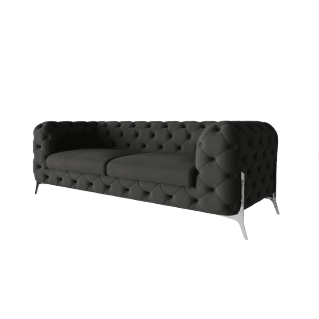 2,5 vietos sofa Chelsea Bis - platesnė sėdimoji dalis, aukštos kojelės, banguotos spyruoklės 7