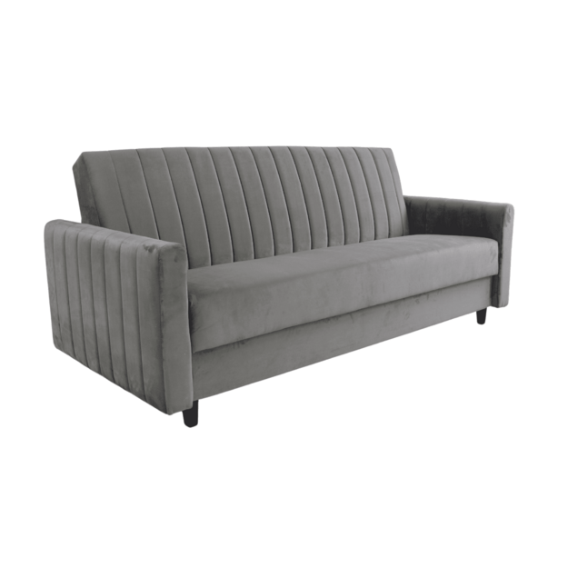 Sofa-lova COMO – miego funkcija, patalynės dėžė, 210 cm plotis