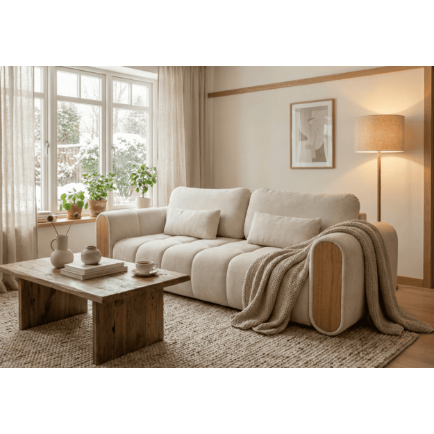 Sofa-lova NORD – miego funkcija, 245 cm plotis 1