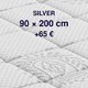 SILVER 90x200 (+ €65.00)