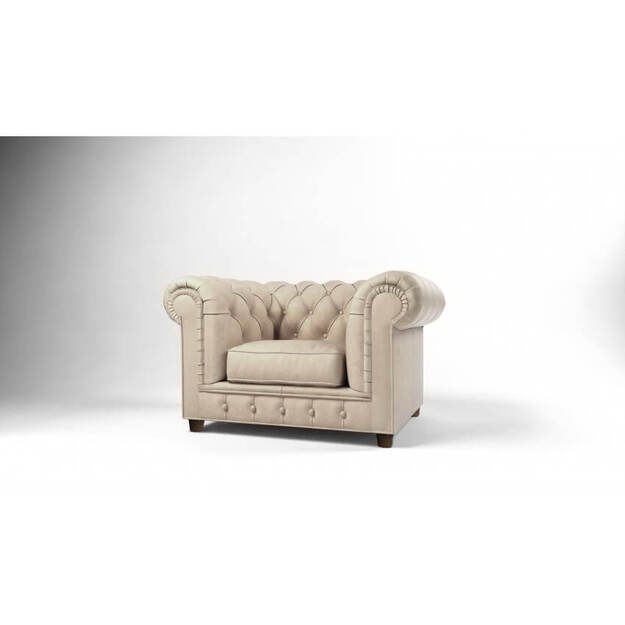 Chesterfield fotelis Cambridge – britiškas stilius ir išskirtinis komfortas Jūsų interjere