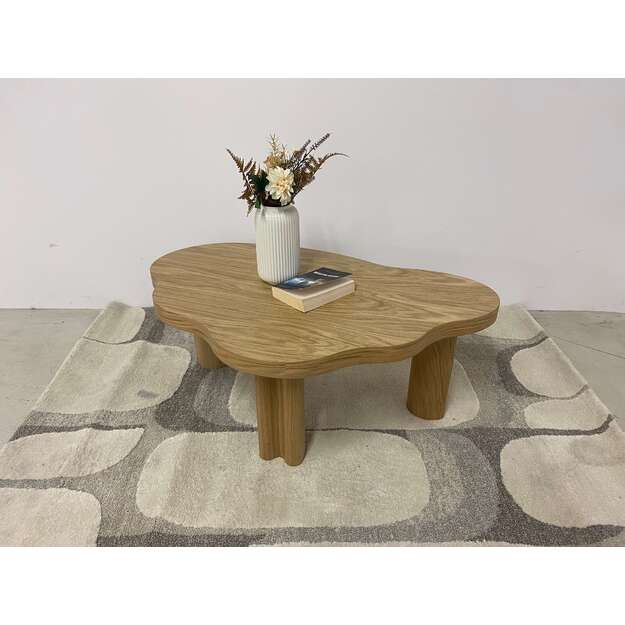 Kavos staliukas „CLOUDI“ su ąžuolo faneruote dengtu stalviršiu (tik staliukas) 1