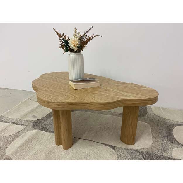 Kavos staliukas „CLOUDI“ su ąžuolo faneruote dengtu stalviršiu (tik staliukas) 4