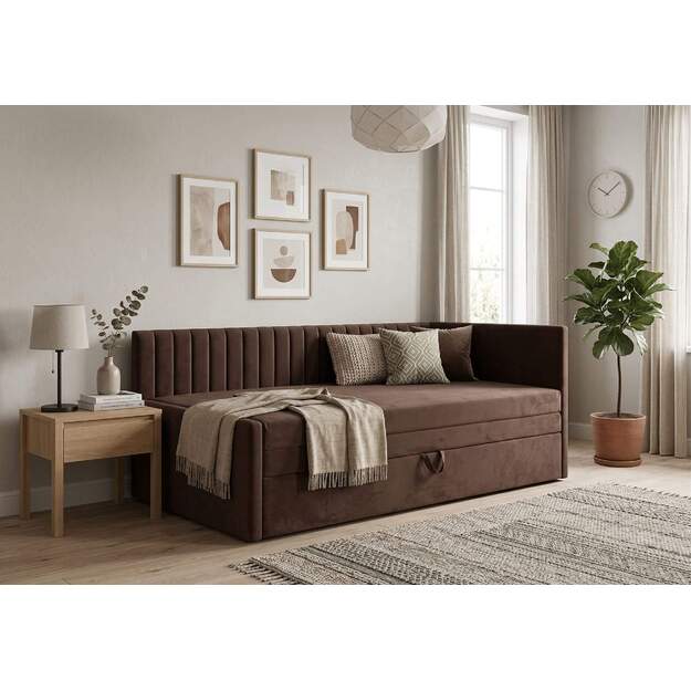Ištraukiama lova Lino – 80–160 × 200 cm su patalynės dėže 9