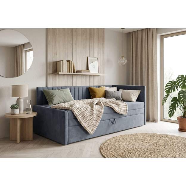Ištraukiama lova Lino – 80–160 × 200 cm su patalynės dėže 2