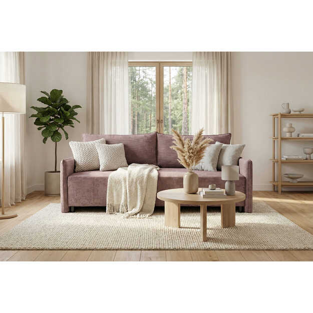 Sofa-lova CORDO – miego funkcija, patalynės dėžė, 217 cm plotis 6