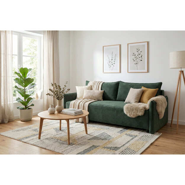 Sofa-lova CORDO – miego funkcija, patalynės dėžė, 217 cm plotis 7