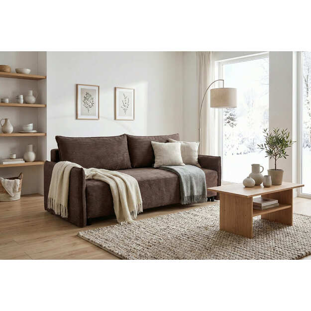 Sofa-lova CORDO – miego funkcija, patalynės dėžė, 217 cm plotis 8