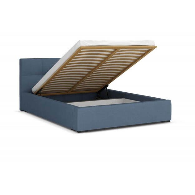 Miegamojo lova GENUA – su SPRING SLATS lamelėmis, patalynės dėže ir patogiu galvūgaliu (tik lova)