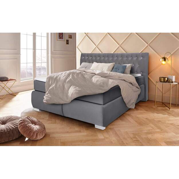 Dvigulė lova RUMBA – prabangi kontinentinė lova su čiužiniais ir antčiužiniu 4