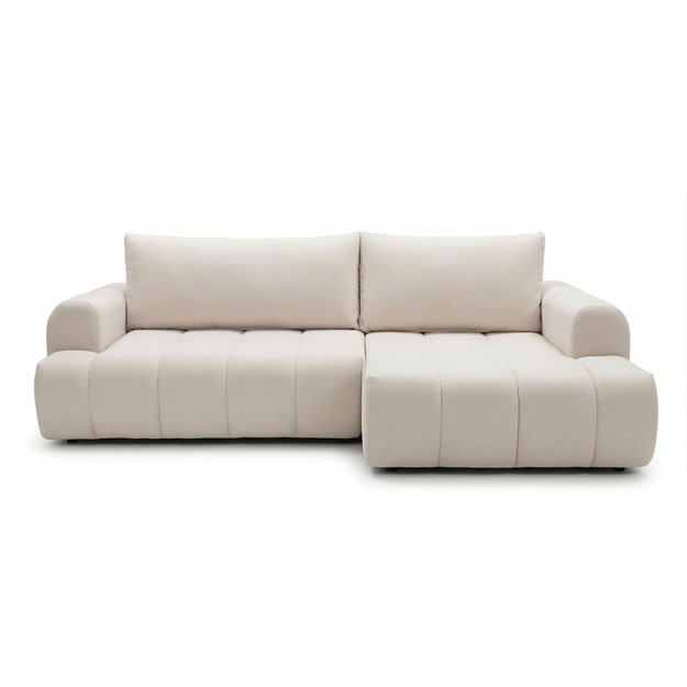 Minkštas kampas Abilo – su miego funkcija, patalynės dėže ir erdvia sėdimąja dalimi