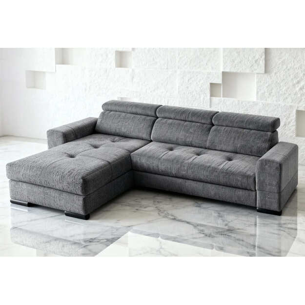 Minkštas kampas KMDina – su miego funkcija, patalynės dėže ir elegantišku dizainu 12