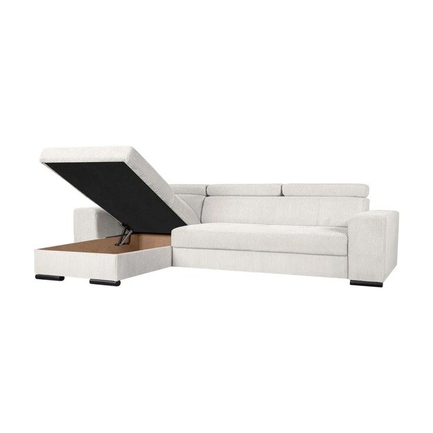 Minkštas kampas KMDina – su miego funkcija, patalynės dėže ir elegantišku dizainu 8