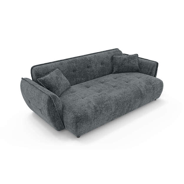 Keturvietė sofa Nelia – erdvus komfortas, minkštos formos ir dygsniuotas dizainas 9