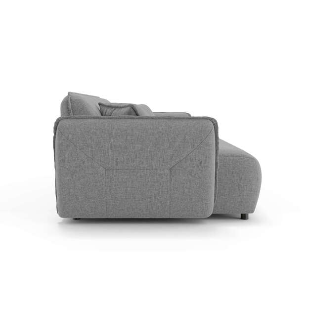 Keturvietė sofa Nelia – erdvus komfortas, minkštos formos ir dygsniuotas dizainas 2