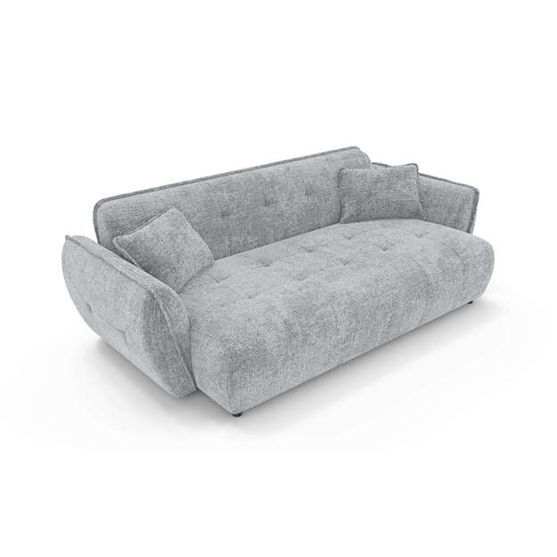 Keturvietė sofa Nelia – erdvus komfortas, minkštos formos ir dygsniuotas dizainas 5