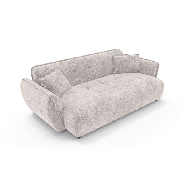 Keturvietė sofa Nelia – erdvus komfortas, minkštos formos ir dygsniuotas dizainas 7