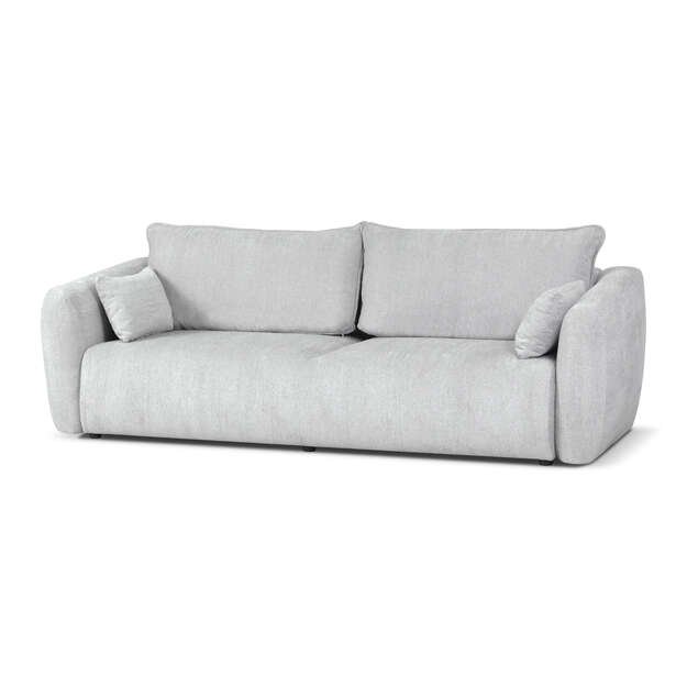 Sofa-lova DALLAS – miego funkcija, patalynės dėžė, 238 cm plotis