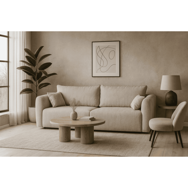 Sofa-lova DALLAS – miego funkcija, patalynės dėžė, 238 cm plotis 1