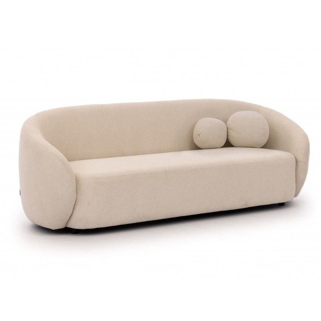 Trivietė sofa Bloom – žemas profilis, bohemiškas dizainas, erdvus komfortas