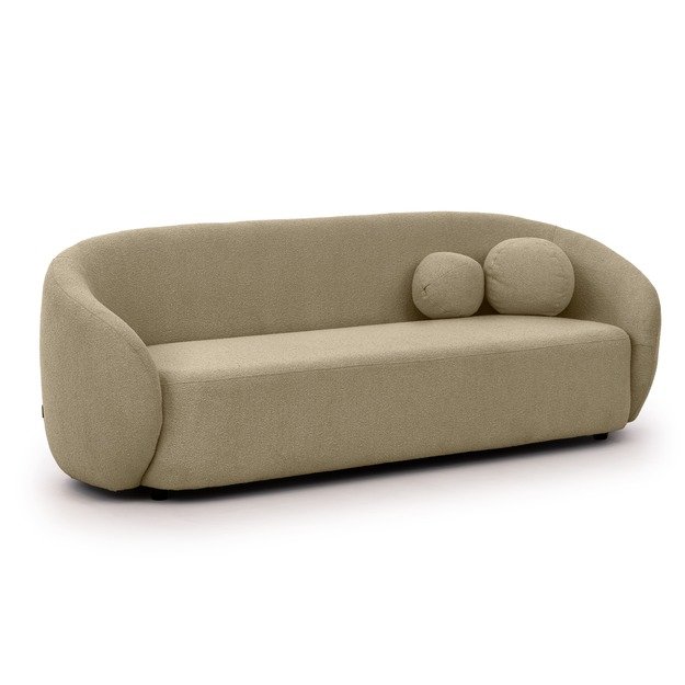Trivietė sofa Bloom – žemas profilis, bohemiškas dizainas, erdvus komfortas 7