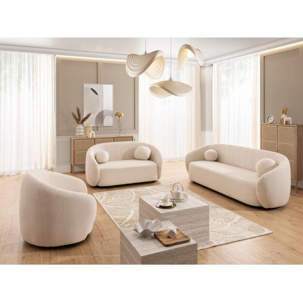 Sofa Bloom 3-vietė – modernus „boho“ stiliaus akcentas jūsų interjere