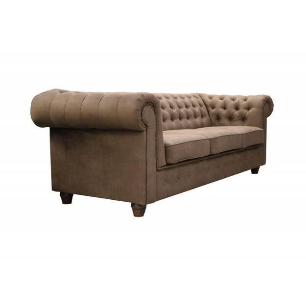 Chesterfield tipo trivietė sofa Cambridge – elegancija ir funkcionalumas su britišku charakteriu