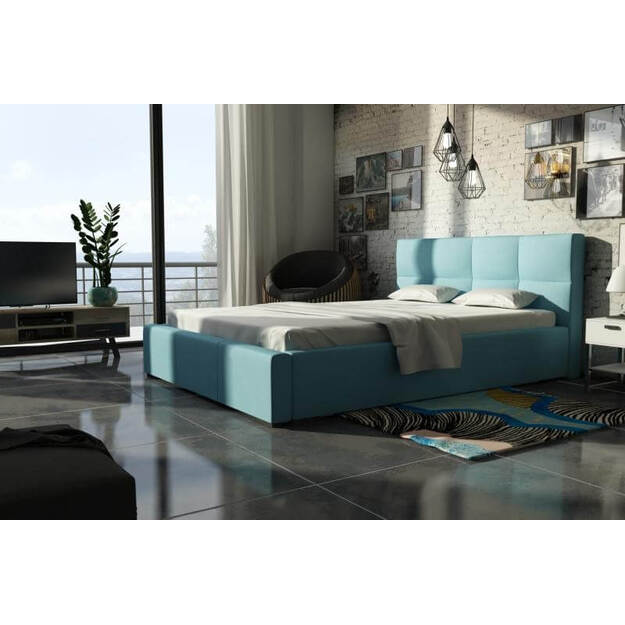 Lova GIO su pakeliamu mechanizmu ir patalynės dėže – modernus miegamojo baldas (tik lova) 1