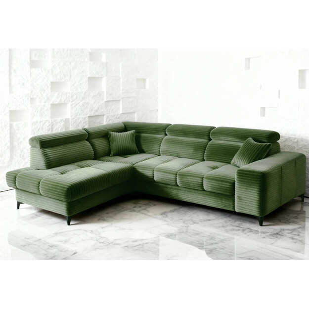 Minkštas kampas KMAstiL – su miego funkcija, patalynės dėže ir reguliuojamais galvos atlošais 2