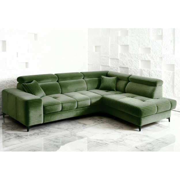 Minkštas kampas KMAstiL – su miego funkcija, patalynės dėže ir reguliuojamais galvos atlošais 3