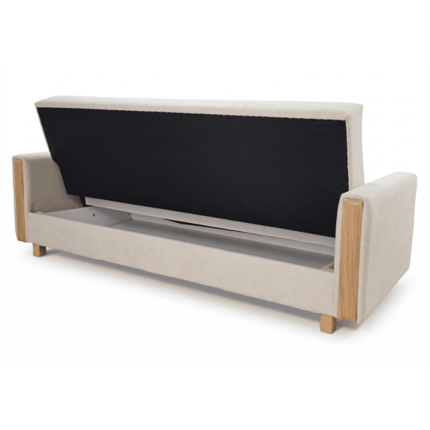 Sofa-lova SOLE – miego funkcija, patalynės dėžė, 215 cm plotis 3