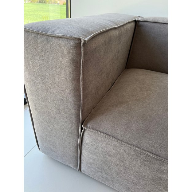 Dvivietė sofa Cloe - 196 cm, minkštos nugaros pagalvės, kasdieniam poilsiui
